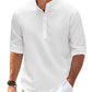 long sleeve casual shirt | cotton blend fabric | business casual wear | energy saving