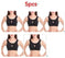 plus size cotton sleep bra | removable padded bralette | wirefree lounge bra | energy saving