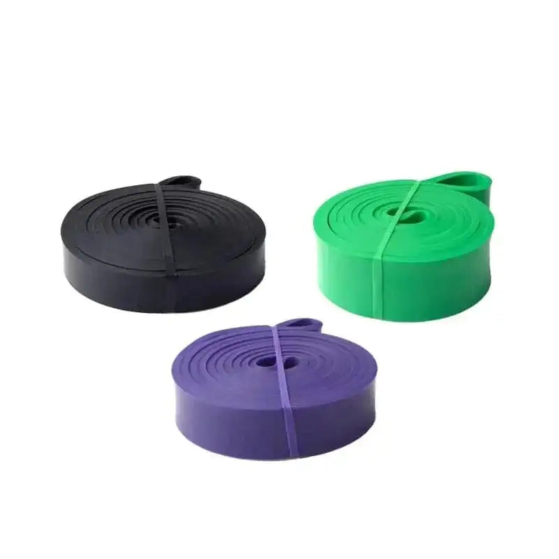 heavy-duty latex resistance bands | full body workout set | home gym equipment | energy saving