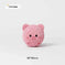 Dog Cartoon Acanthosphere Sounding Toy Pet Molar Teeth Cleaning Piggy - reverse side showing construction