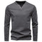 Mens V Neck Slim Fit Base Layer Shirt Khaki - color variant display