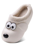 Cute Dog Shoes EVA Winter House Shoes Unisex Fuzzy Slippers