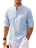 long sleeve casual shirt | cotton blend fabric | business casual wear | energy saving