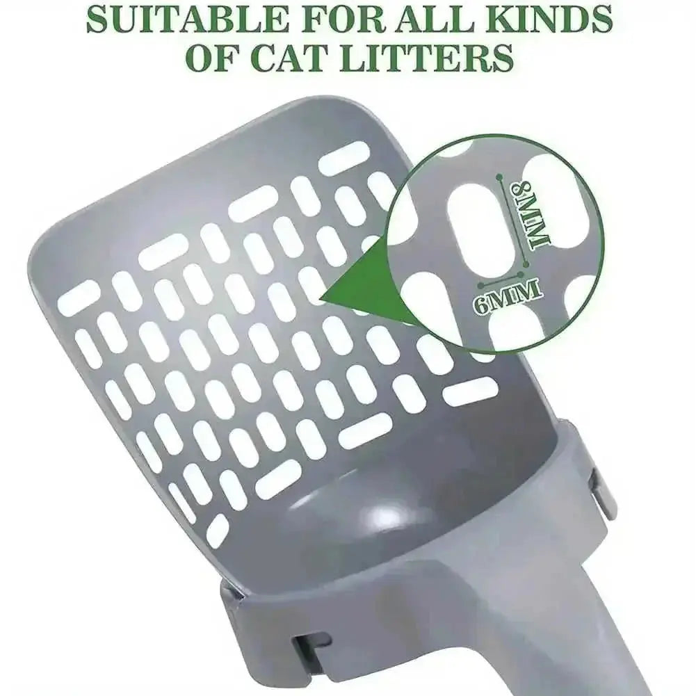 120pcs Dog Poop Bags with Cat Litter Scoop & Dispenser - back view