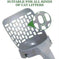 120pcs Dog Poop Bags with Cat Litter Scoop & Dispenser - back view