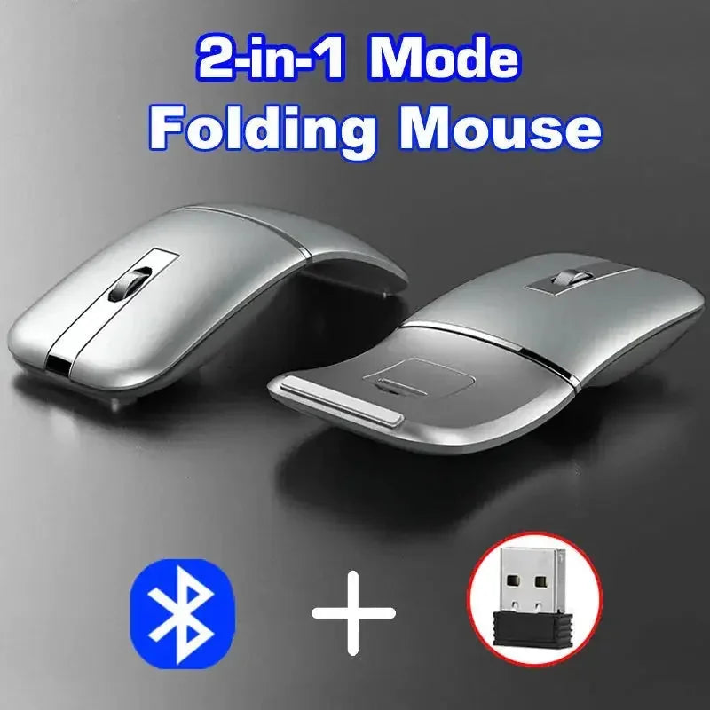 dual-mode bluetooth mouse | rechargeable wireless mouse | ultra-thin silent mouse | energy saving