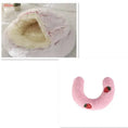 2-in-1 Dog & Cat Bed - Round Plush Warm Winter Pet House Meifu Market
