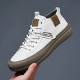Men's Sports Casual Leather White Shoes Meifu Market