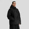 waterproof breathable fabric | insulated ski jacket | mens loose fit snowsuit | energy saving