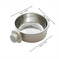 Premium Adjustable Stainless Steel Pet Bowl - Hanging Feeder for Growing Dogs - Durable, Space-Saving, Non-Slip Design for...