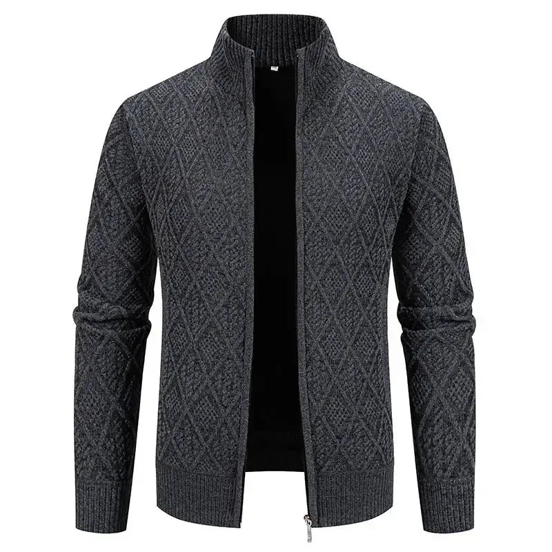 heavy wool blend coat | oversized fit cardigan | layering piece for men | ultrasonic cleaning