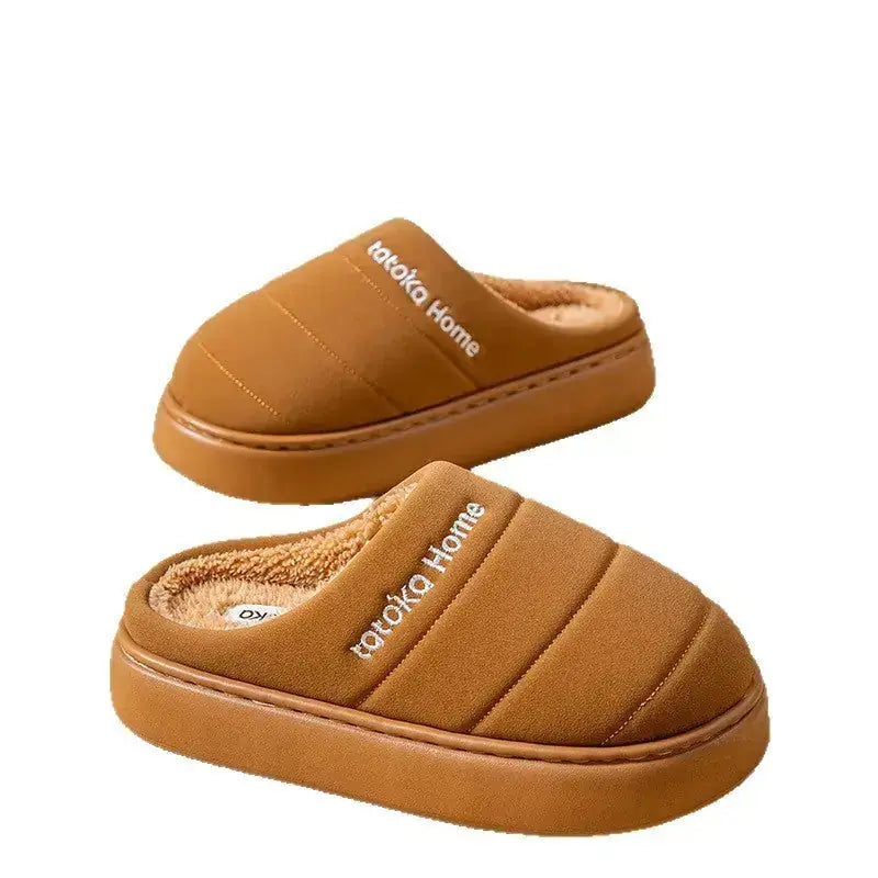 New Cotton Waterproof Plush Autumn And Winter Warm Non-slip Platform Fleece Lined Cotton Shoes Meifu Market