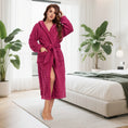 RONGTAI Luxury Plush Absorbency Robe For Women Extra Long Fleece Bathrobe With Hood & Pockets Warm Terry Cloth Loungewear Meifu Market