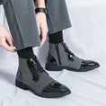 New Leather Boots Fashion Men's Business Formal Leather Shoes Meifu Market