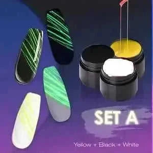 glow in the dark nail polish | uv gel nail kit | 10ml long-lasting formula | energy saving