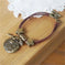 vintage tribal necklace | boho leather jewelry | double layered braided necklace | ultrasonic cleaning