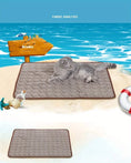 cooling pet mat for summer | breathable cat cooling pad | washable dog cooling blanket | ultrasonic cleaning
