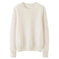 cotton-blend knit fabric | oversized fit long sleeve | breathable loose sweater | ultrasonic cleaning