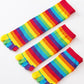 Women's Versatile Rainbow Striped Five Finger Socks meifu market