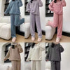 Autumn And Winter New Twist Zipper Couple Fleece-lined Thick Coral Fleece Pajamas Homewear Loungewear Sleepwear For Sleeping Meifu Market