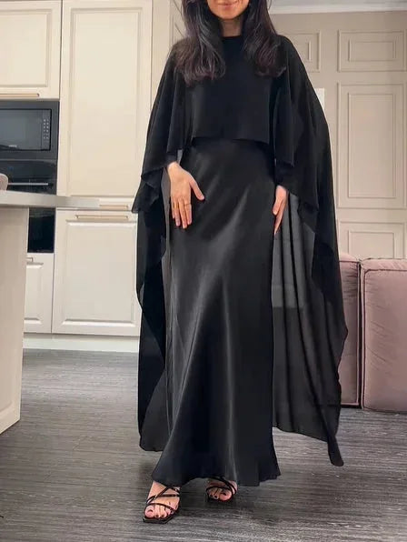 long sleeve maxi dress | breathable cotton fabric | midi length dress | ultrasonic cleaning