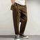 japanese cotton blend pants | loose tapered fit | high waist trousers | ultrasonic cleaning
