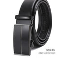 automatic buckle belt | genuine leather belt for men | litchi pattern texture | ultrasonic cleaning