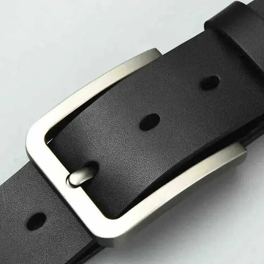 genuine cowhide leather belt | 15 inch wide mens belt | brass pin buckle belt | energy saving
