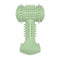 Dog Chew Toy Dogs Teeth Cleaning Toys Indestructible TPR Chewing Bite Resistant Teething Toys Pet Products Green - size an...