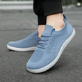 Fly Woven Mesh Breathable Couple Wide Head Wide Last Bare Feet Casual Sneaker Meifu Market