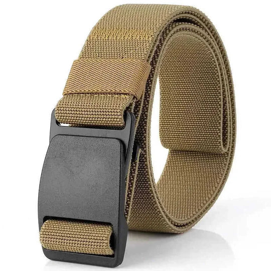 plastic steel pom buckle | adjustable elastic belt | casual all-match belt | ultrasonic cleaning