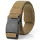 plastic steel pom buckle | adjustable elastic belt | casual all-match belt | ultrasonic cleaning