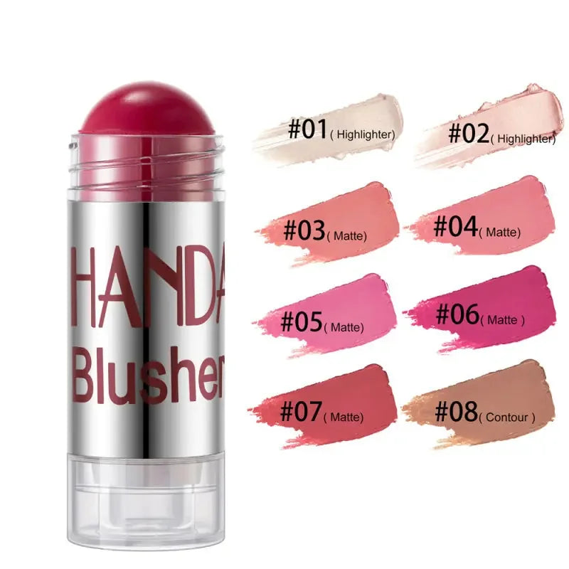 cream blush stick | waterproof blush makeup | long-lasting cream blush | ultrasonic cleaning