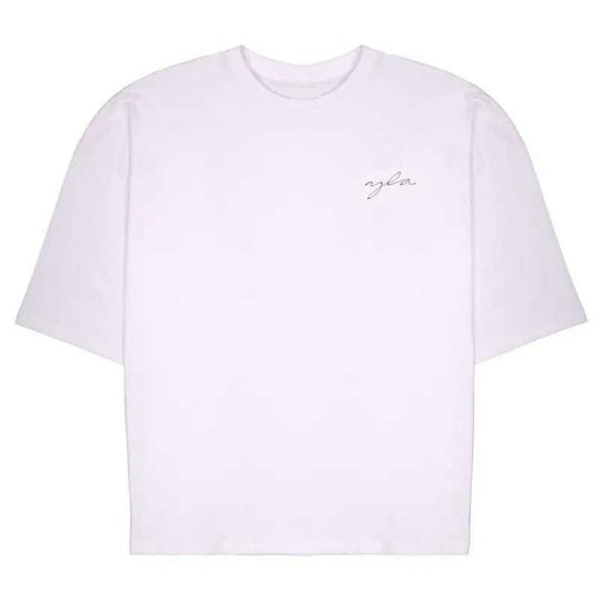 Fitness Short-sleeve Stretchy Cotton Fashionable Loose-fitting T-shirt M - size and dimension reference