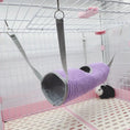 large hamster tunnel hammock | durable ferret hideaway with swing | interactive pet channel for rats | ultrasonic cleaning