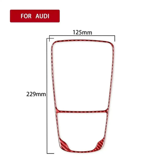 carbon fiber gear shift panel | aluminum alloy construction | oem fit replacement | energy saving
