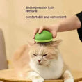 self-cleaning pet brush | silicone grooming tool | pet hair remover | energy saving