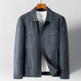 heavyweight denim jacket | single-breasted closure | durable cotton blend | ultrasonic cleaning