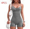 high-waisted yoga romper | moisture-wicking sportswear | seamless workout jumpsuit | energy saving