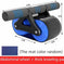 automatic rebound ab wheel | double wheel abdominal roller | stainless steel ab exerciser | energy saving