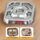 Pet Square Stainless Steel Slow Feeding Bowl Meifu Market