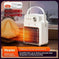 1200W 2-in-1 Space Heater with Humidifier | PTC Ceramic Heater - view 6 (color: white | pattern: check | season: winter)