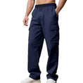 heavy-duty cotton cargo pants | loose fit mens trousers | outdoor hiking pants | energy saving