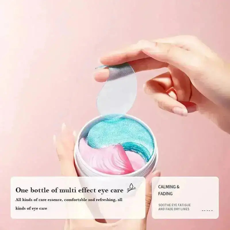 collagen eye masks for dark circles | 60-piece eye mask set | fine lines reducing eye patches | energy saving