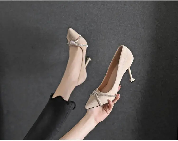 New Small Size Stiletto Heel Women's High Heels Meifu Market
