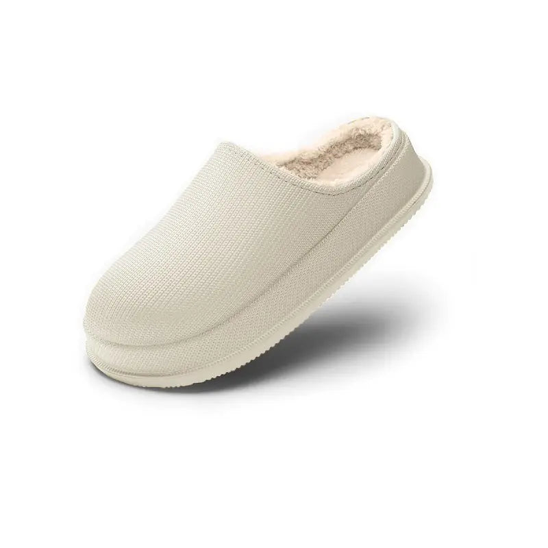 Large Size Men's And Women's Waterproof Non-slip Warm Cotton Slippers Meifu Market
