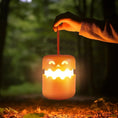 foldable pumpkin lamp | portable halloween night light | led pumpkin lantern | energy saving