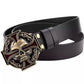 Casual Skull Decorative Two-layer Cowhide Belt Meifu Market
