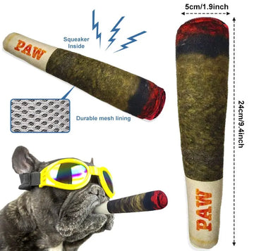 Doggy Doobie - Funny Dog Toys - Plush Squeaky Toys For Medium, Small And Large - Cool Stuffed Cute Gifts For Dog Birthday Meifu Market