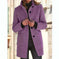 heavy wool blend coat | double-breasted wool coat | mid-length winter coat women | energy saving